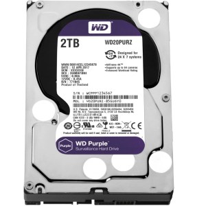 WD 2TB 3.5″ SATA3 6.0Gbps Surveillance HDD – Purple WD 2TB 3.5″ SATA3 6.0Gbps Surveillance HDD – Purple