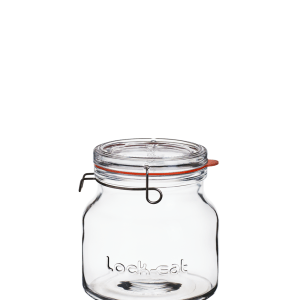 Luigi Bormioli – 1.5 Litre Lock-Eat Glass Handy Jar With Lid Luigi Bormioli – 1.5 Litre Lock-Eat Glass Handy Jar With Lid