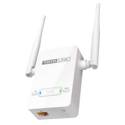 Totolink EX200 300MB 2.4GHz Plug Mounted Range Extender 1x Lan & 2x Antenna Totolink EX200 300MB 2.4GHz Plug Mounted Range Extender 1x Lan & 2x Antenna