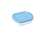 Pyrex – 350ml My First Glass Square Dish With Lid – Baby Blue Pyrex – 350ml My First Glass Square Dish With Lid – Baby Blue