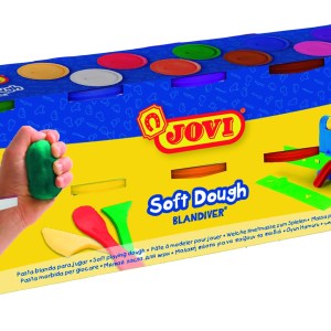JOVI Soft Play Dough 10X110g – Assorted Colours JOVI Soft Play Dough 10X110g – Assorted Colours