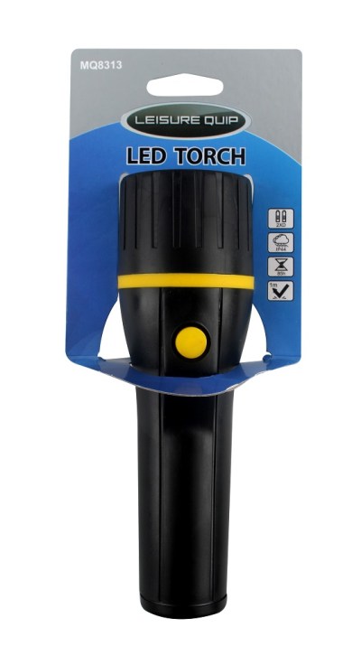 Leisurequip Led Torch Large – Takes 2 X “D” Batteries – Not Included Leisurequip Led Torch Large – Takes 2 X “D” Batteries – Not Included