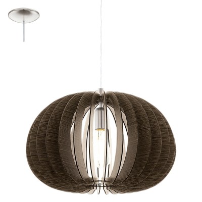 Eurolux – Cossano 450 Pendant – Dark Brown Eurolux – Cossano 450 Pendant – Dark Brown