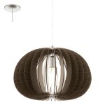 Eurolux – Cossano 450 Pendant – Dark Brown Eurolux – Cossano 450 Pendant – Dark Brown