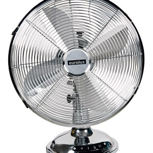 Eurolux – Desk Fan 3-Speed – Satin Chrome Eurolux – Desk Fan 3-Speed – Satin Chrome