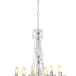 Eurolux – Octave Chandelier 6 Litre – Acrylic Clear Eurolux – Octave Chandelier 6 Litre – Acrylic Clear