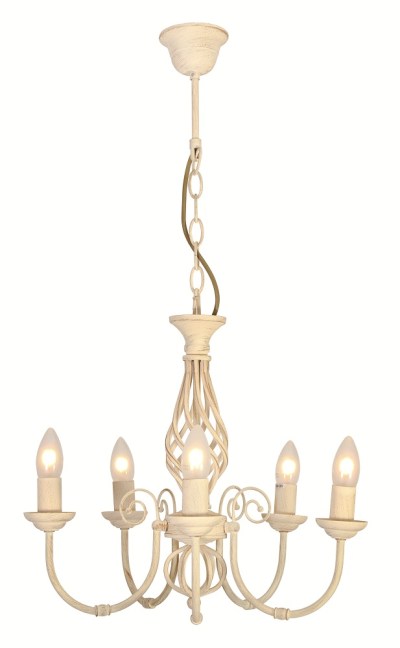 Eurolux – Olivia 5 Light Chandelier – Cream Eurolux – Olivia 5 Light Chandelier – Cream