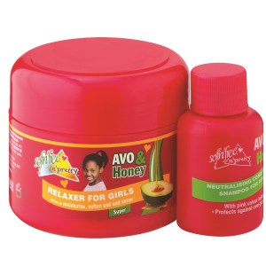 Sofn’free Avo & Honey Relaxer for Girls Super + 60ml Neutralising Shampoo Sofn’free Avo & Honey Relaxer for Girls Super + 60ml Neutralising Shampoo