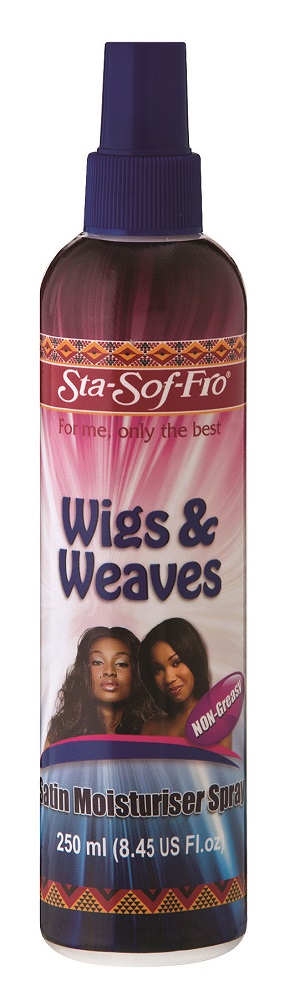 Sta-Sof-Fro Wigs & Weaves Satin Moisture Spray – 250ml Sta-Sof-Fro Wigs & Weaves Satin Moisture Spray – 250ml