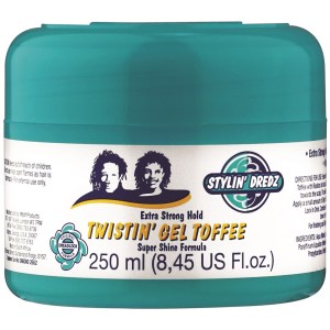 Stylin’ Dredz Twistin’ Gel Toffee – 250ml Stylin’ Dredz Twistin’ Gel Toffee – 250ml