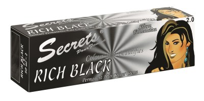 Secrets Cream Colour Rich Black – 50ml Secrets Cream Colour Rich Black – 50ml