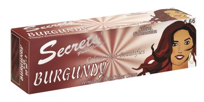 Secrets Cream Colour Burgundy – 50ml Secrets Cream Colour Burgundy – 50ml