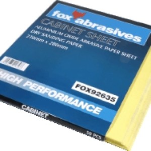 Fox ABR Sanding Sheet Cabinet P120 Per50 Fox ABR Sanding Sheet Cabinet P120 Per50
