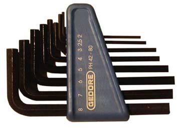 GedoreAllenkey Gedore Set 2-8 Ph42/88M (012104 GedoreAllenkey Gedore Set 2-8 Ph42/88M (012104