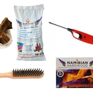 Namibian Hardwood Braai Wood Combo – Mopanie / Mopane 18kg Namibian Hardwood Braai Wood Combo – Mopanie / Mopane 18kg