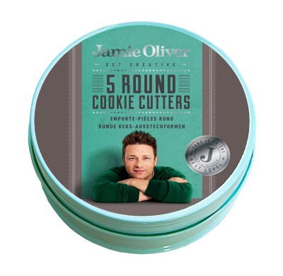 Jamie Oliver – Round Cookie Cutters – Set of 5 Jamie Oliver – Round Cookie Cutters – Set of 5
