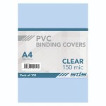 SDS Binding Covers Clear A4 150 Micron – 100-Pack SDS Binding Covers Clear A4 150 Micron – 100-Pack