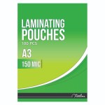 Treeline Laminating Pouches 150 Micron A3 303 x 426mm – Box of 100 Treeline Laminating Pouches 150 Micron A3 303 x 426mm – Box of 100