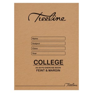 A4 College Exercise Book 48 pg Feint & Margin A4 College Exercise Book 48 pg Feint & Margin