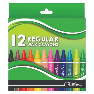 Treeline Regular Wax Crayons 12 Piece Treeline Regular Wax Crayons 12 Piece
