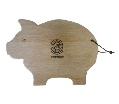 Trudeau Oak Pig Serving Board Trudeau Oak Pig Serving Board