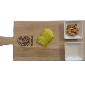 Trudeau Tapas Spade Serving Board with 2 Dishes Trudeau Tapas Spade Serving Board with 2 Dishes