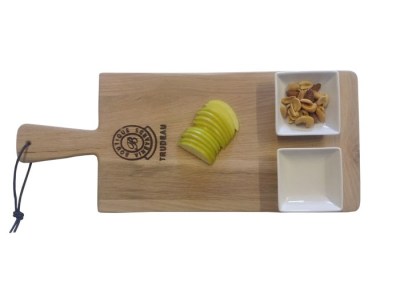 Trudeau Tapas Spade Serving Board with 2 Dishes Trudeau Tapas Spade Serving Board with 2 Dishes