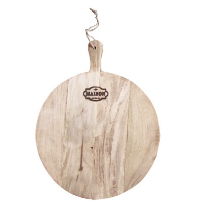 Maison Large Round Serving Board with Handle Maison Large Round Serving Board with Handle