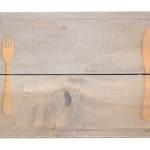 Place Mat with Knife & Fork Design Place Mat with Knife & Fork Design