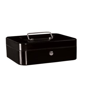 Treeline Cash Box Metal Black 12 inch (300mm) Treeline Cash Box Metal Black 12 inch (300mm)