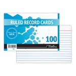 Treeline Ruled Record Cards (6 x 4) Feint – 102 x 152mm Treeline Ruled Record Cards (6 x 4) Feint – 102 x 152mm