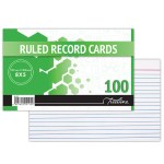 Treeline Ruled Record Cards (8 x 5) Feint – 127 x 203mm Treeline Ruled Record Cards (8 x 5) Feint – 127 x 203mm