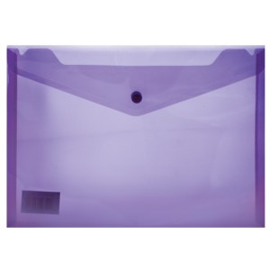 A4 Purple PVC Carry Folder with Stud – Pack of 12 A4 Purple PVC Carry Folder with Stud – Pack of 12
