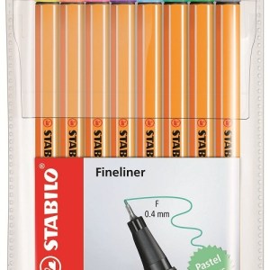 Stabilo: Stabilo Pastel Point 88 Fineliner – Assorted Wallet of 8 Stabilo: Stabilo Pastel Point 88 Fineliner – Assorted Wallet of 8