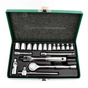 Waldo Socket Set (1/4″ Drive) – Professional 18 Piece Set with Metal Casing Waldo Socket Set (1/4″ Drive) – Professional 18 Piece Set with Metal Casing