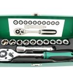 Waldo Socket Set (1/2″ Drive) – Professional 12 Piece Set with Metal Casing Waldo Socket Set (1/2″ Drive) – Professional 12 Piece Set with Metal Casing