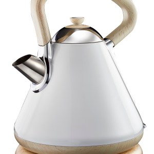 Russell Hobbs – 1.7L Kettle – White & Wood Russell Hobbs – 1.7L Kettle – White & Wood