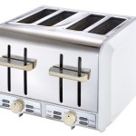 Russell Hobbs – 4-Slice Toaster – White & Wood Russell Hobbs – 4-Slice Toaster – White & Wood