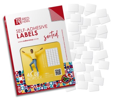 Redfern 45up A4 Bordered Inket Laser Labels 100 Sheets Redfern 45up A4 Bordered Inket Laser Labels 100 Sheets