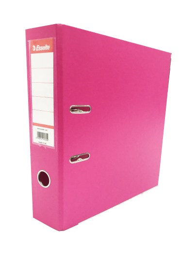 Esselte 70mm Polypropolene Lever Arch File – Pink Esselte 70mm Polypropolene Lever Arch File – Pink