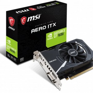 MSI Geforce GT1030 2GB AERO ITX Edition Graphics Card MSI Geforce GT1030 2GB AERO ITX Edition Graphics Card