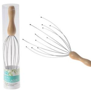 Head & Scalp Massager with Wooden Handle Head & Scalp Massager with Wooden Handle