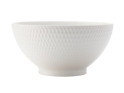 Maxwell & Williams – 20cm White Basics Diamonds Noodle Bowl Maxwell & Williams – 20cm White Basics Diamonds Noodle Bowl