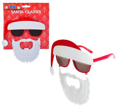 Christmas Dress Up – Santa Novelty Glasses Christmas Dress Up – Santa Novelty Glasses