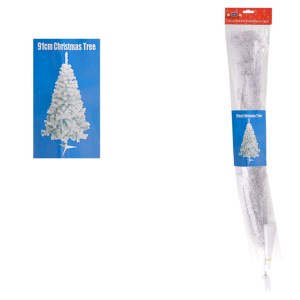 Christmas Tree: White – 91cm (80 Tips) Christmas Tree: White – 91cm (80 Tips)