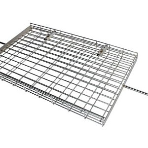 Flat Rotisserie Basket (Size: Large) Flat Rotisserie Basket (Size: Large)