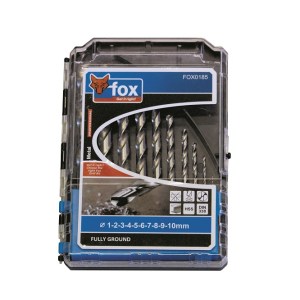 Fox Tools – High-Speed Steel Drill Bit – Set of 10 Fox Tools – High-Speed Steel Drill Bit – Set of 10