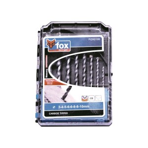 Fox Tools – Masonry Drill Bit – Set of 8 Fox Tools – Masonry Drill Bit – Set of 8