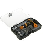 Ingco 18 Piece Interchangeable T-Handle Screwdriver & Socket Set Ingco 18 Piece Interchangeable T-Handle Screwdriver & Socket Set