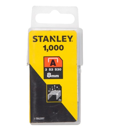 Stanley – Light-Duty Staples – 8mm x 1000 Pieces Stanley – Light-Duty Staples – 8mm x 1000 Pieces